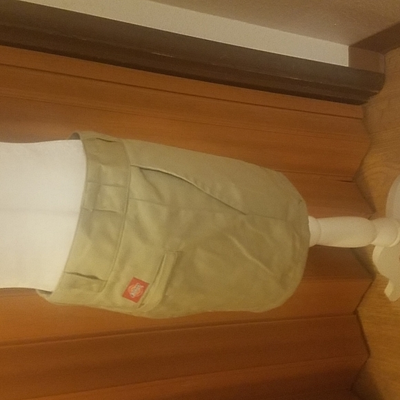 KHAKI DICKIES SKIRT - Picture 4 of 4